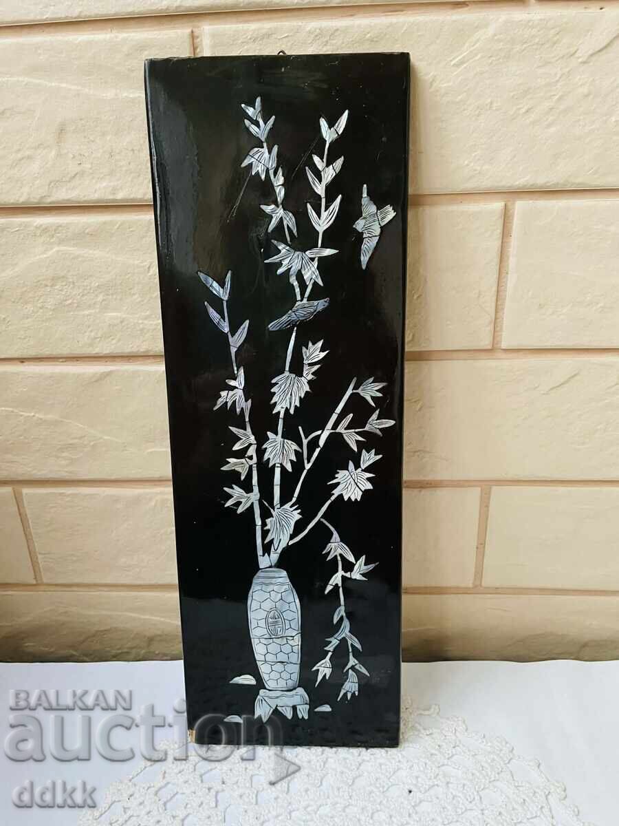 Decorațiune frumoasă cu sidef din Anglia