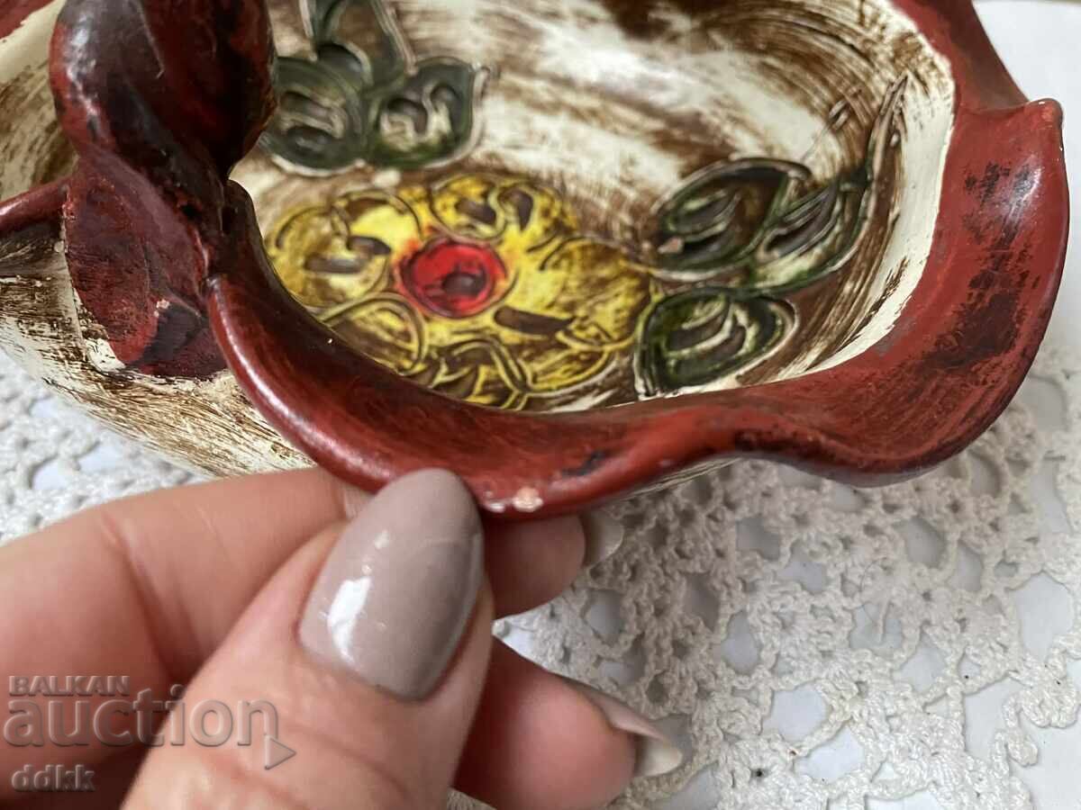 Красива порцеланова голяма бонбониера - 6