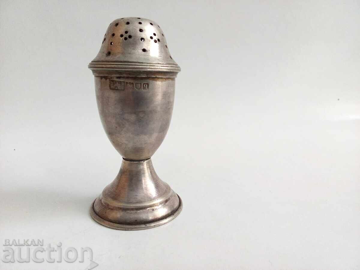 Salt cellar silver vessel for salt or pepper