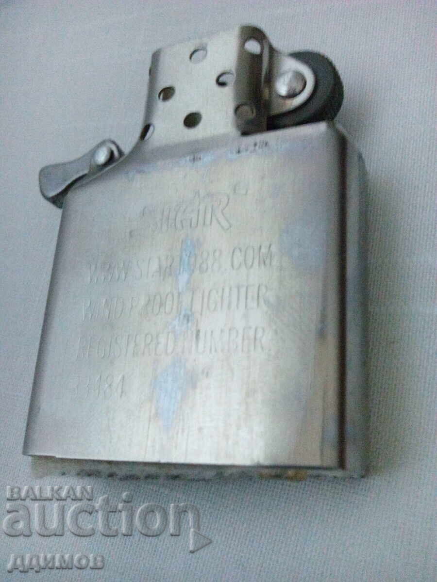 Σετ μεταλλική ταμπακέρα και βενζινοκίνητο αναπτήρα STAR-I - 5