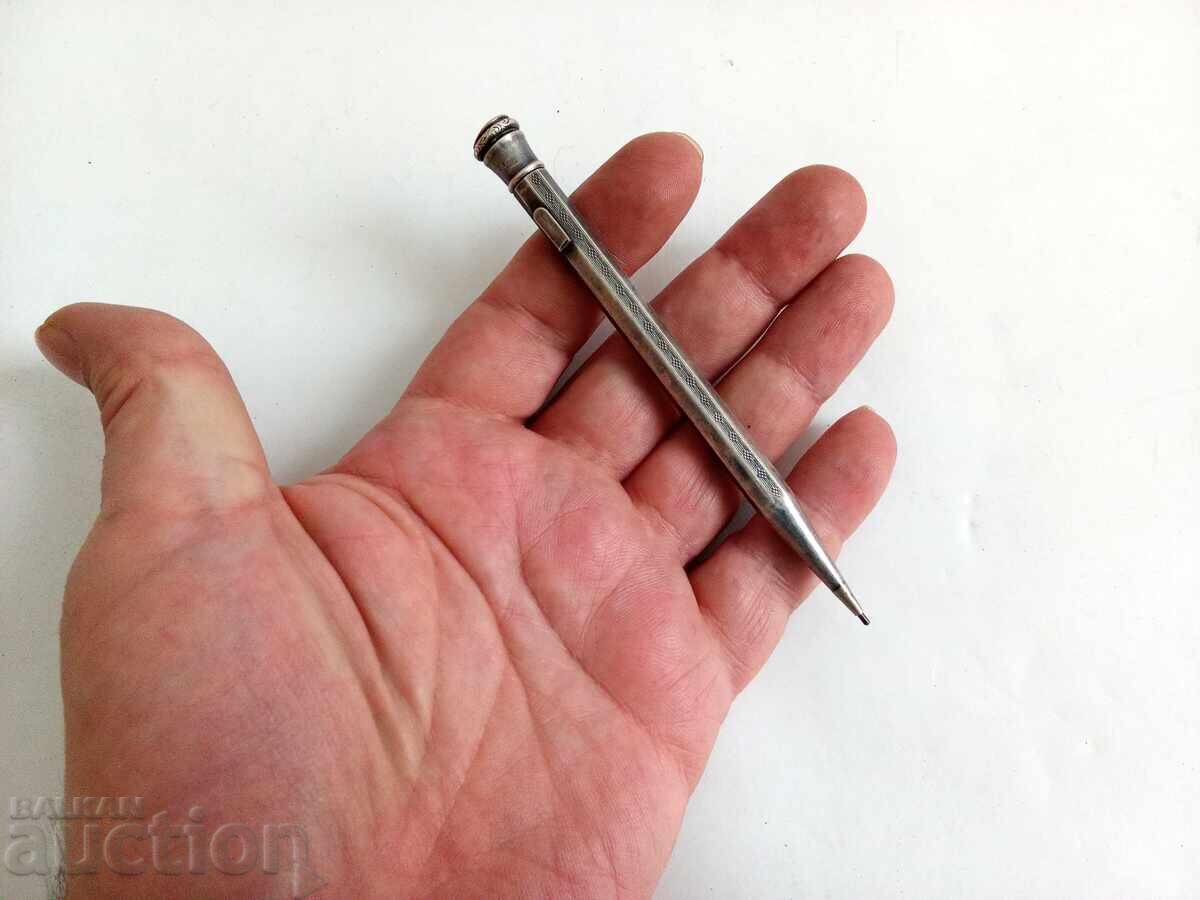 Auction  Antique Mechanical Pencil Made of Silver