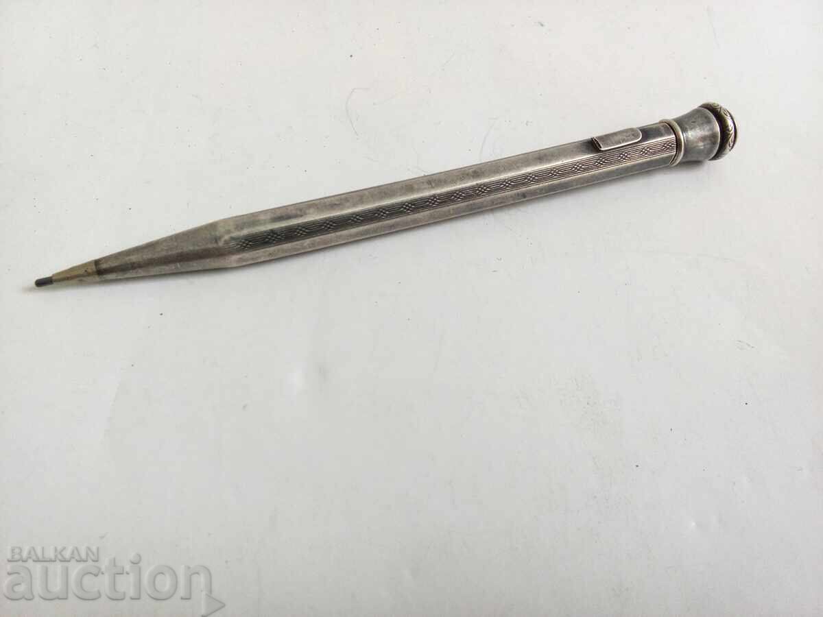Antique Mechanical Pencil Made of Silver