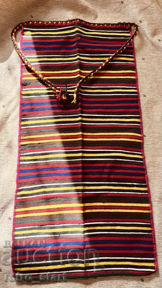 Traditional costume, old woolen apron, unused! - 6