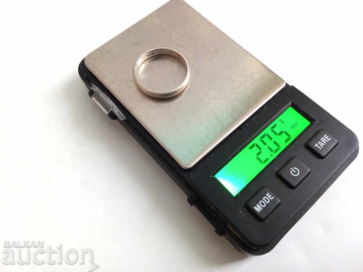 Ασημένιο δαχτυλίδι με σήμα 835