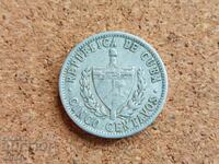 Κούβα 5 σεντάβος, 1966 μ.Χ