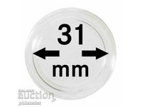 Lindner capsule pentru monede – pachet 10 bucăți - 31 mm