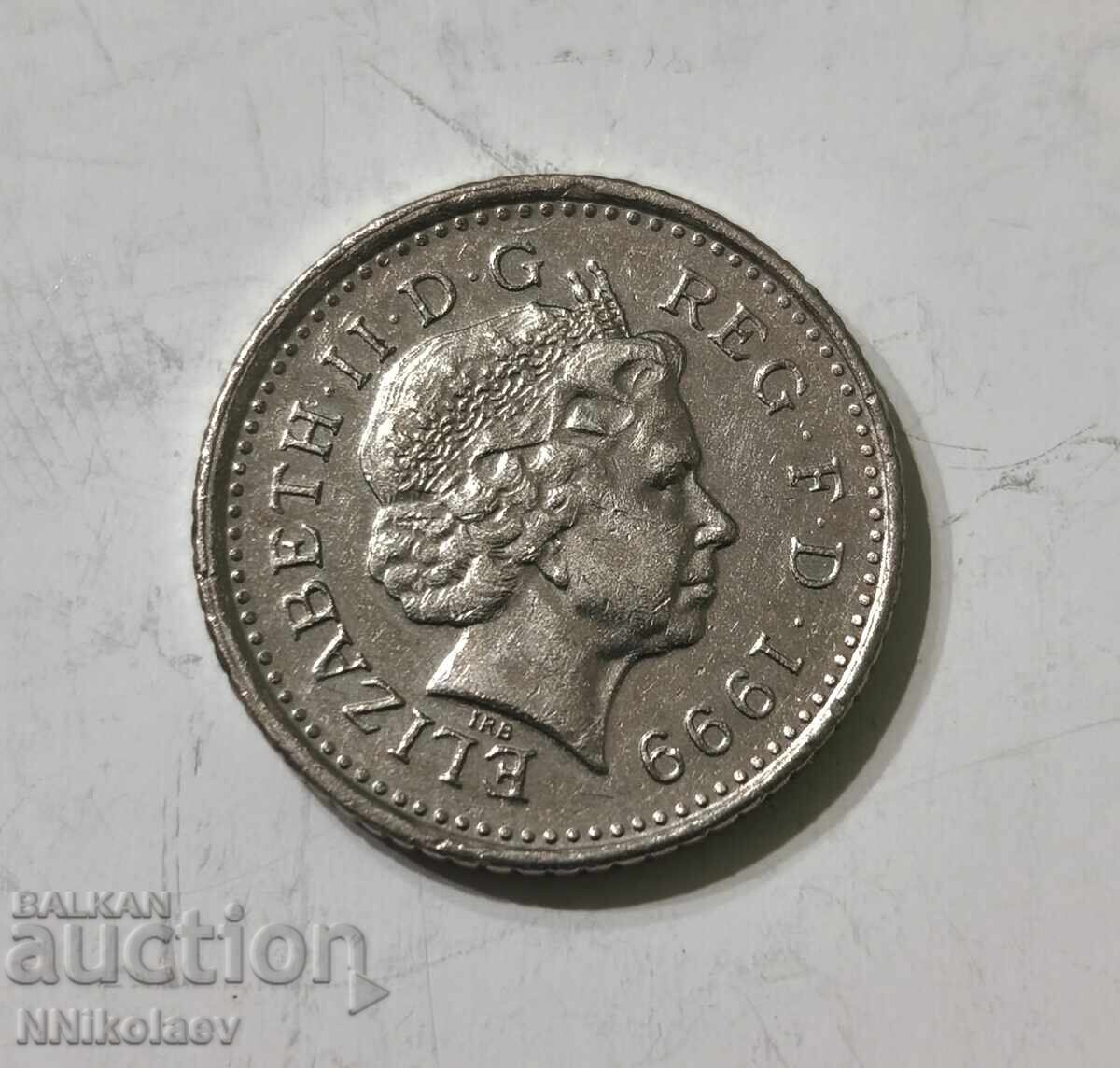 Marea Britanie 5 pence 1999 - 7