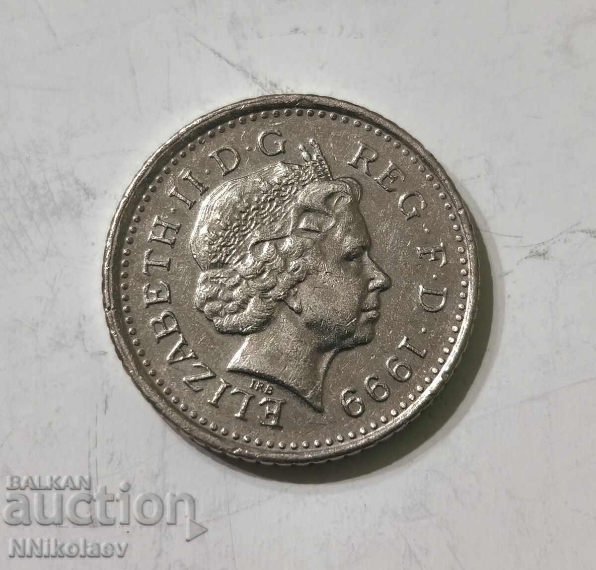 Marea Britanie 5 pence 1999