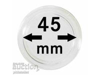 Lindner capsule pentru monede – pachet 10 bucăți - 45 mm