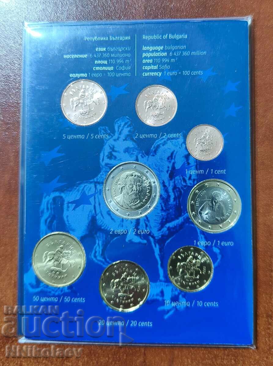Колекция пълен сет разменни евро монети България 2026 г. - 6