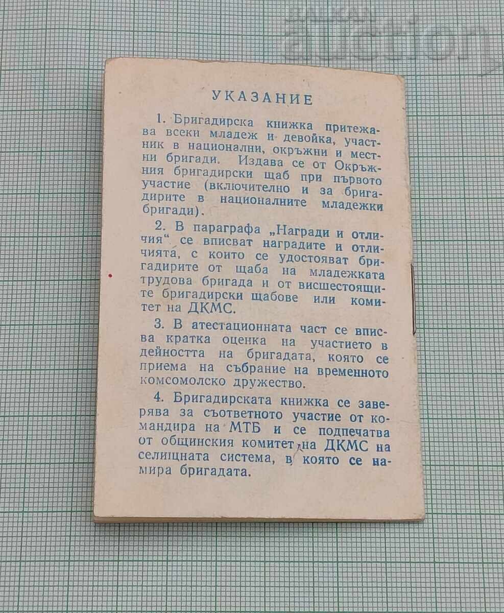 CONSTRUIM PENTRU PATRIE 1984 2 INSIGNE CĂRȚULIE - 5