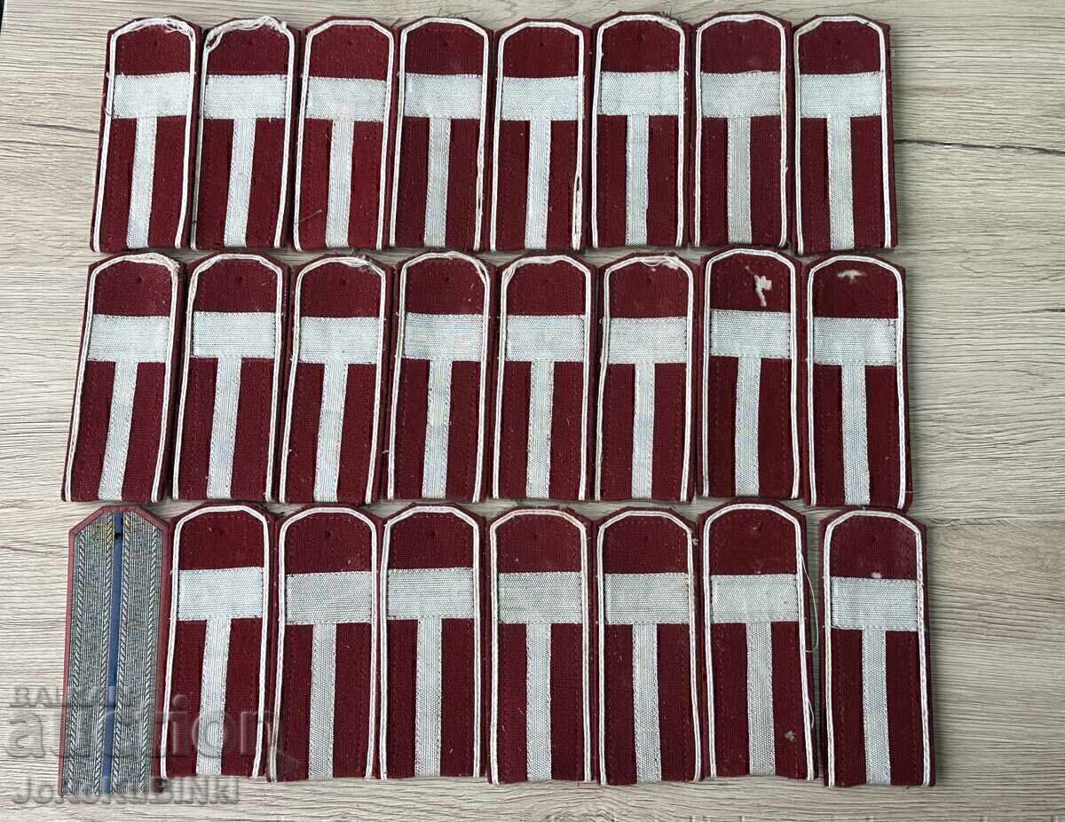 Auction  Lot of "Militia" Shoulder Boards - Senior Sergeant - 12 Sets