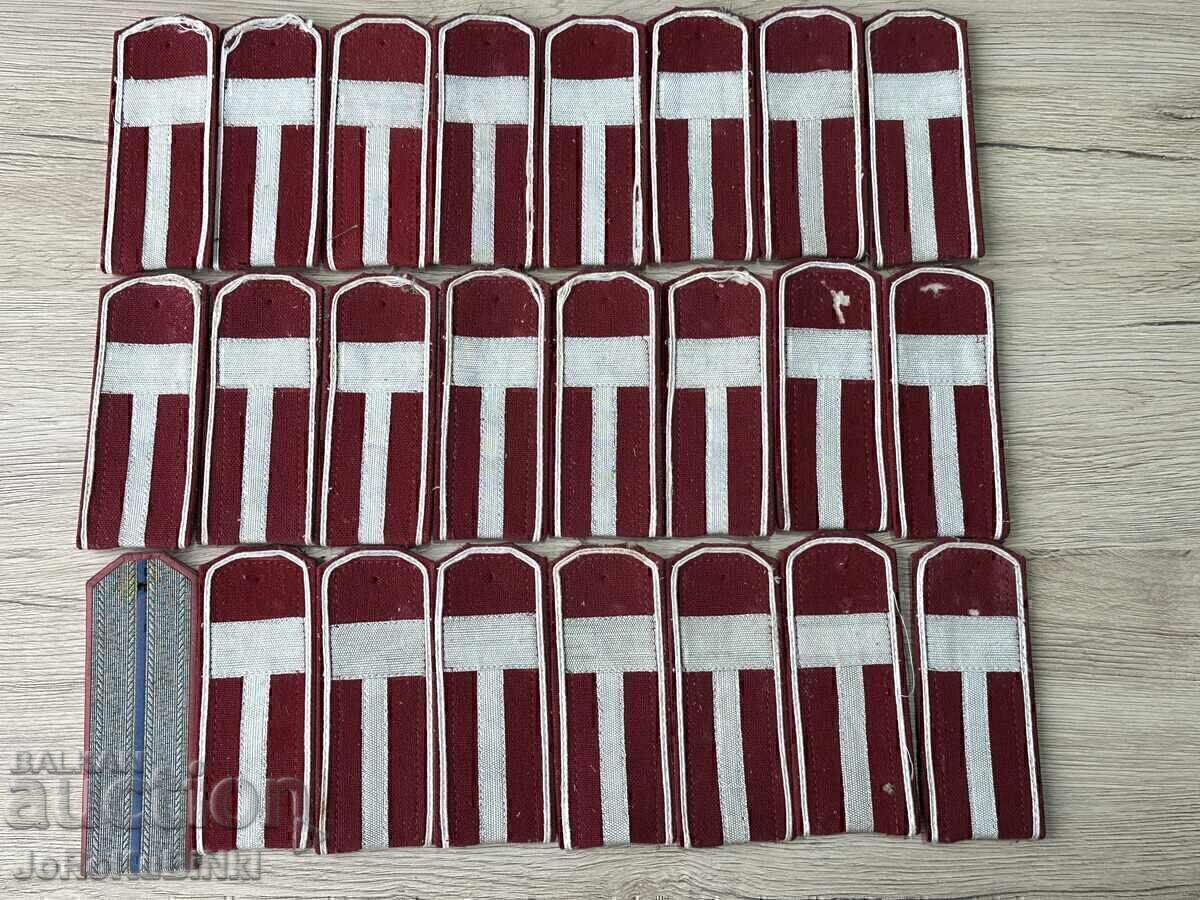 Lot of "Militia" Shoulder Boards - Senior Sergeant - 12 Sets