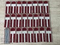 LOT Insigne "MILITIE" — Grad de subofițer — 12 seturi