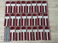 Lot of "Militia" Shoulder Boards - Senior Sergeant - 12 Sets