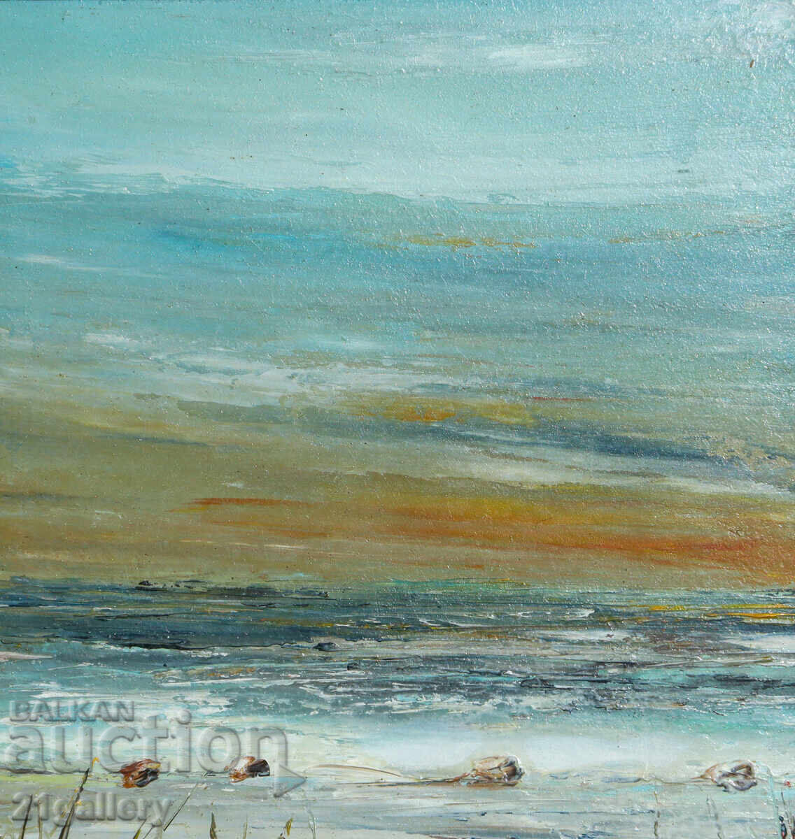 Livrarea Ĭordan Voshtinarov (1954 - ) ulei pe pânză peisaj