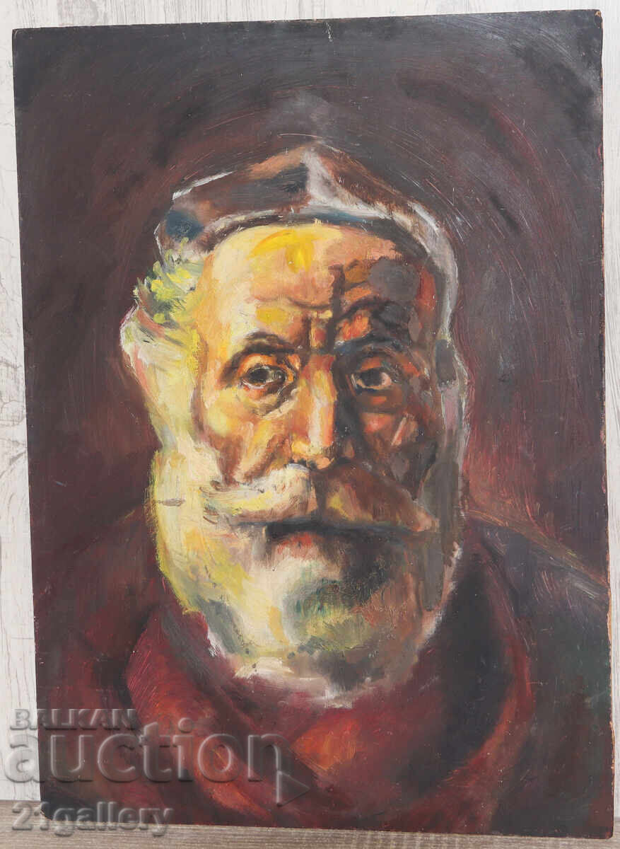 Old oil painting portrait with price € 150.00 | 293.38 BGN