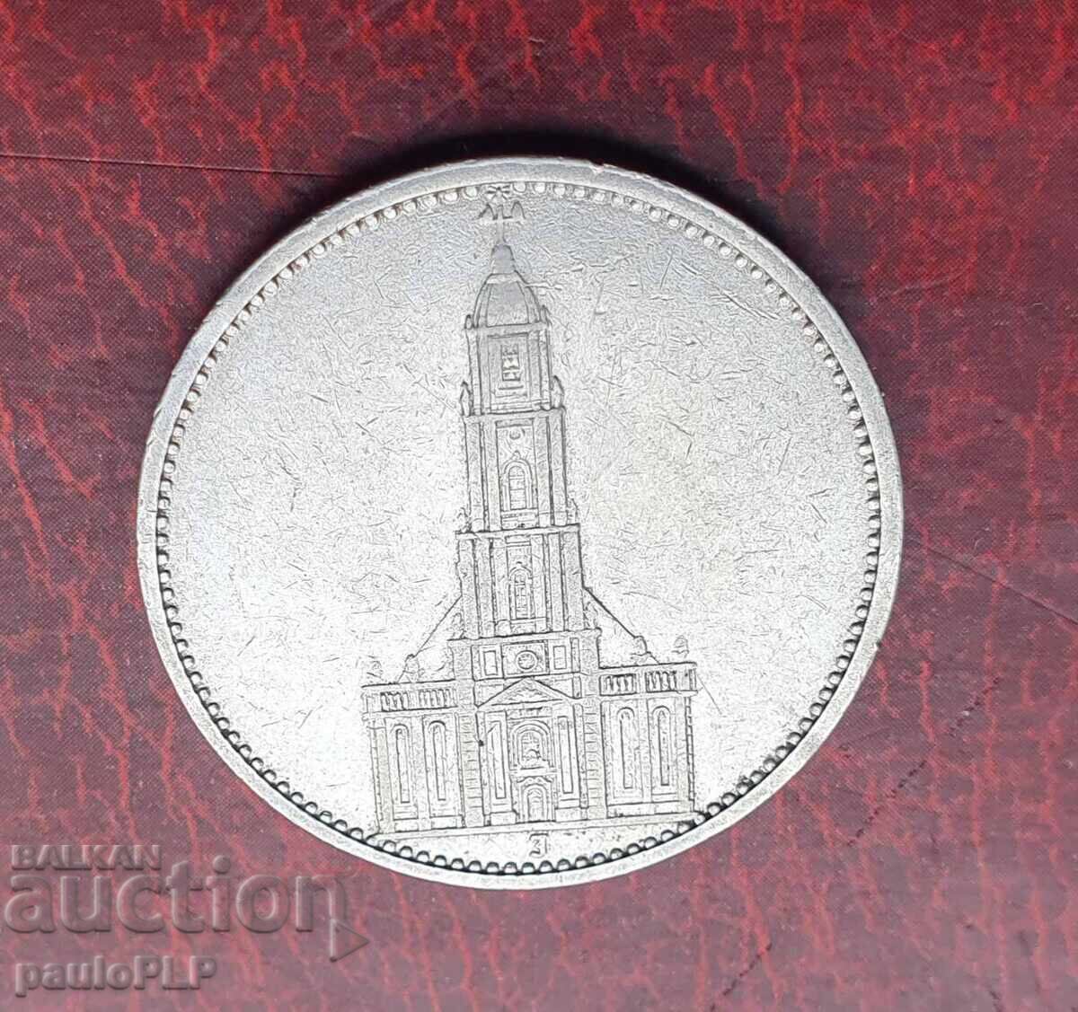 5 Reichsmărci 1935 - Argint proba .900 cu preț € 32.00 | 62.59 BGN
