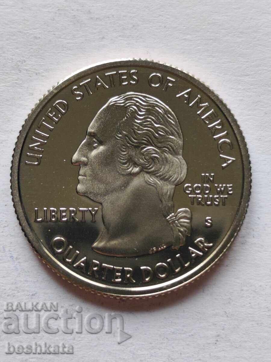 USA - 1/4 Dollar Massachusetts (2000) S - UNC with price € 10.00 | 19.56 BGN USA - 1/4 Dollar Massachusetts (2000) S - UNC with price € 10.00 | 19.56 BGN