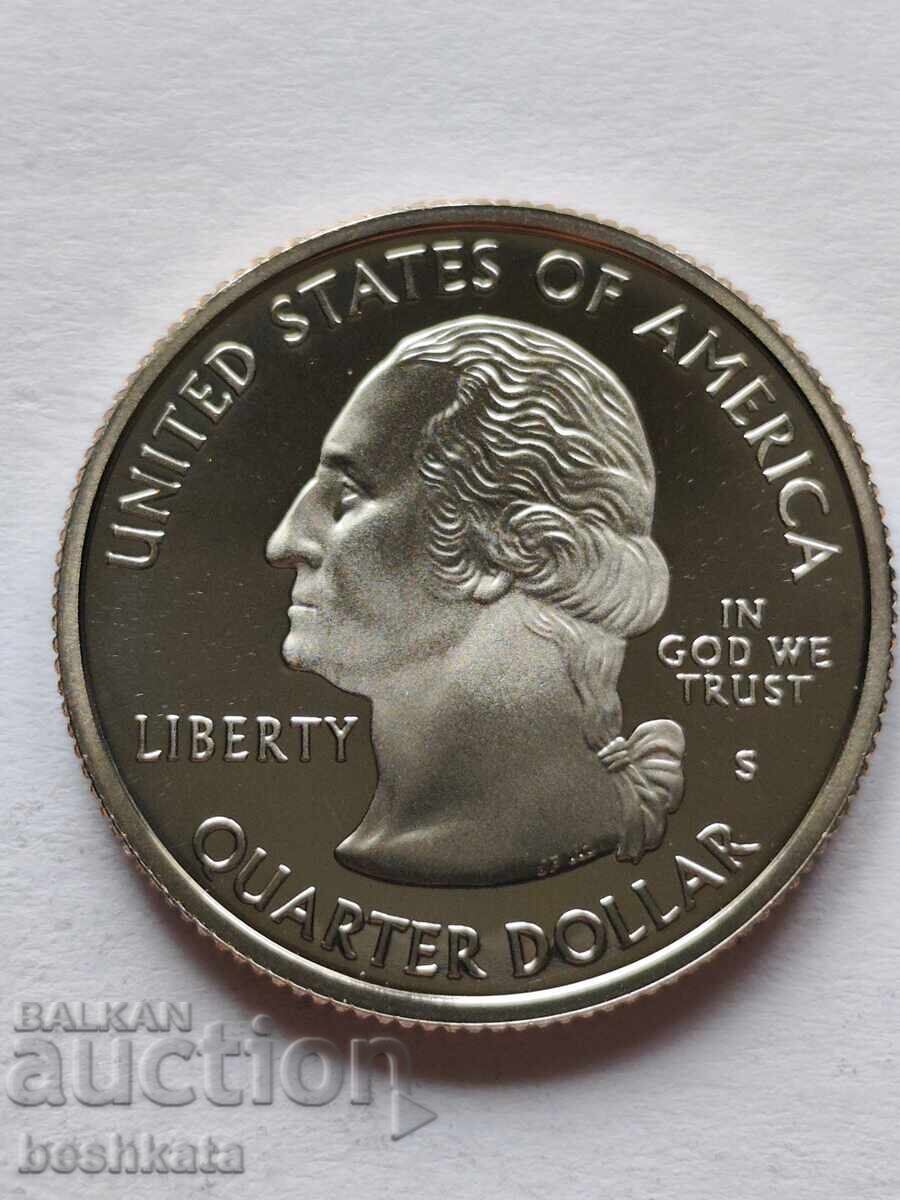 SUA - 1/4 dolar Iowa (2004) S - UNC cu preț € 7.50 | 14.67 BGN