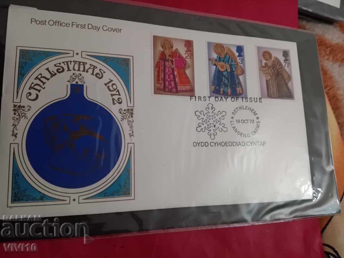 FDC, ΑΓΓΛΙΑ, φάκελος