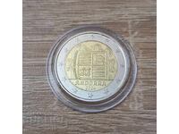 АНДОРА 2 евро 2024 г. UNC