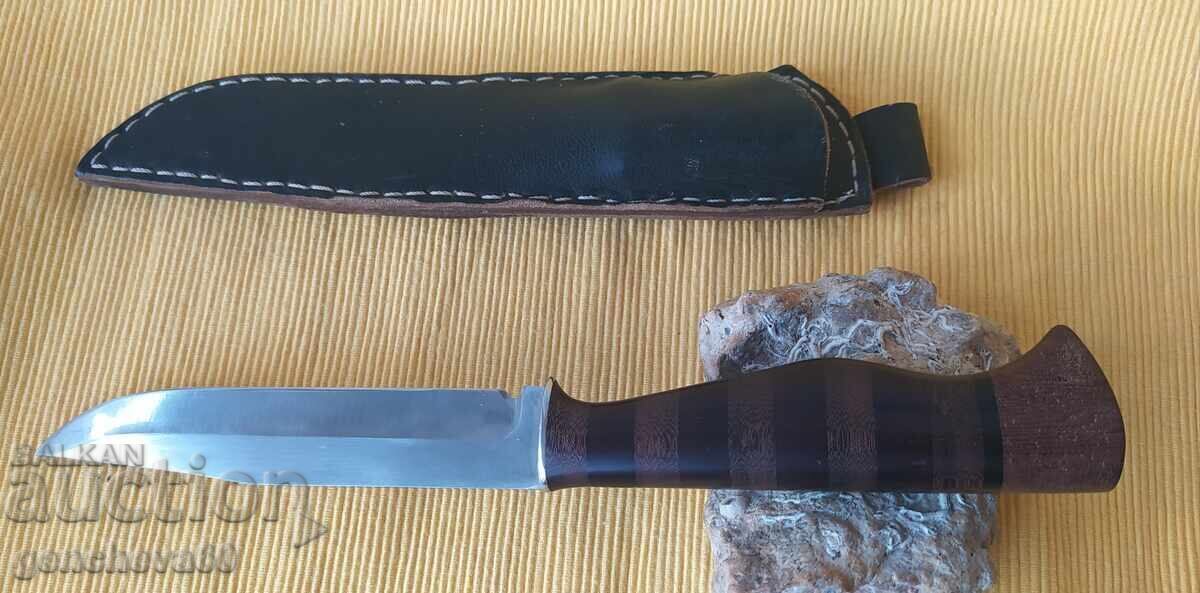 Υπέροχο κυνηγετικό μαχαίρι με θήκη - 5