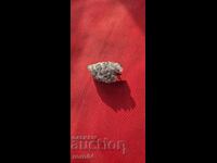 BROȘĂ DIN ARGINT CU MINERALE - 925