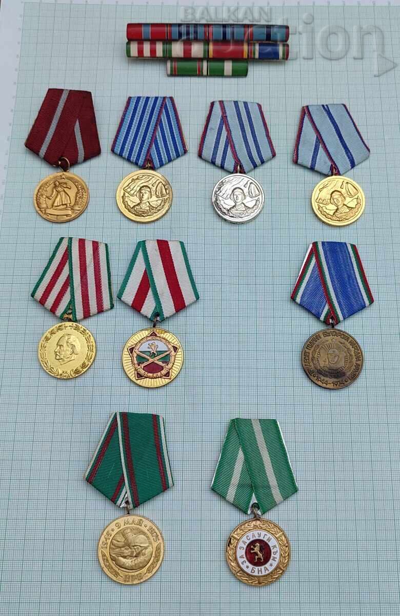 ВОЕННИ МЕДАЛИ КОЛОДКА ЛОТ - 6