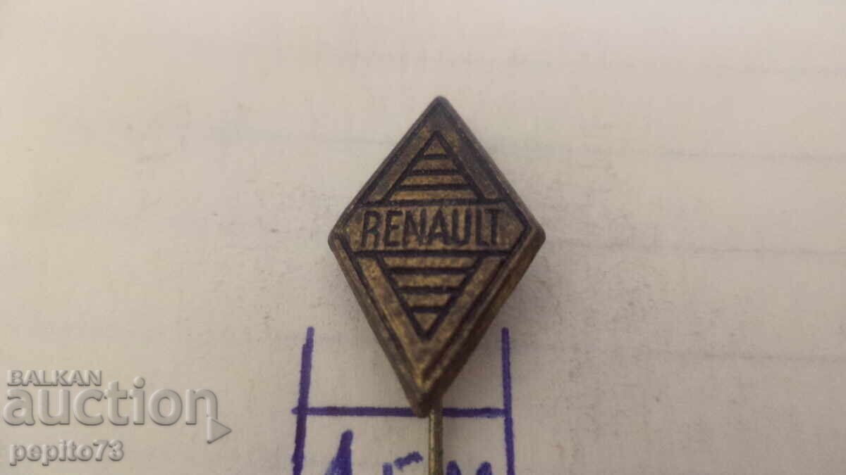 Advertising badge, Renault, car brand, vans and trucks with price € 5.00 | 9.78 BGN