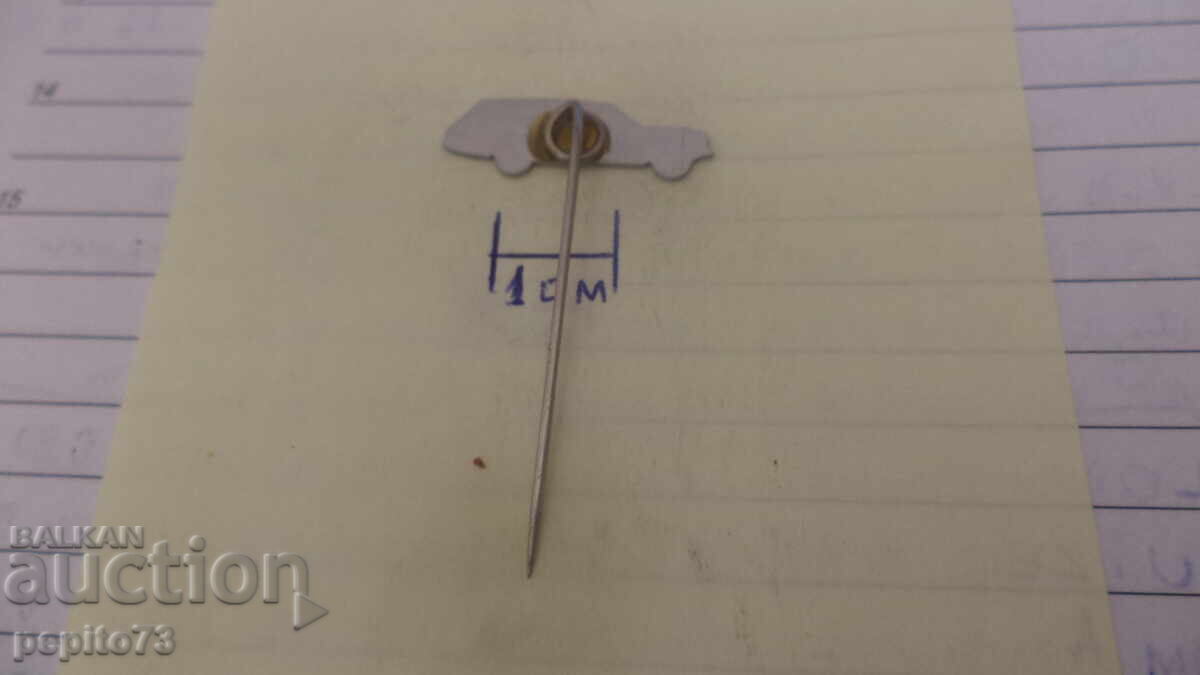 Delivery of Advertising badge, ERU, cheese brand