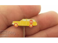 Advertising badge, ERU, cheese brand