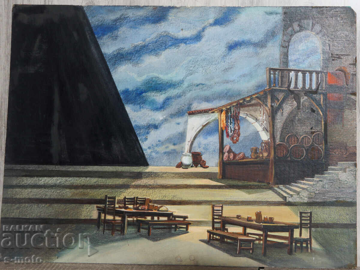 Аукцион Картина см техники сценография интериор