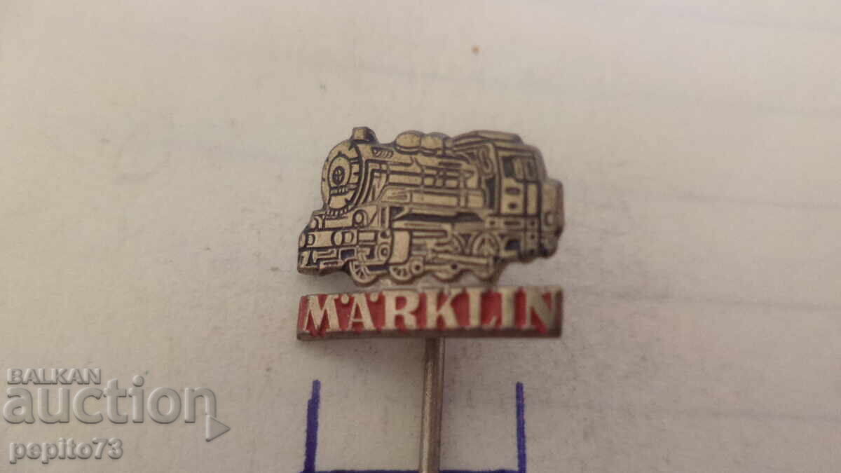 Аукцион значка рекламна ,Marklin, парен локомотив
