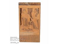 Woodcarving Biblical Scene