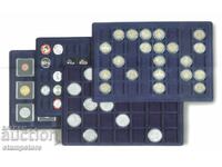 2 τεμάχια δίσκοι για νομίσματα με 24 θέσεις 47x47 χιλ