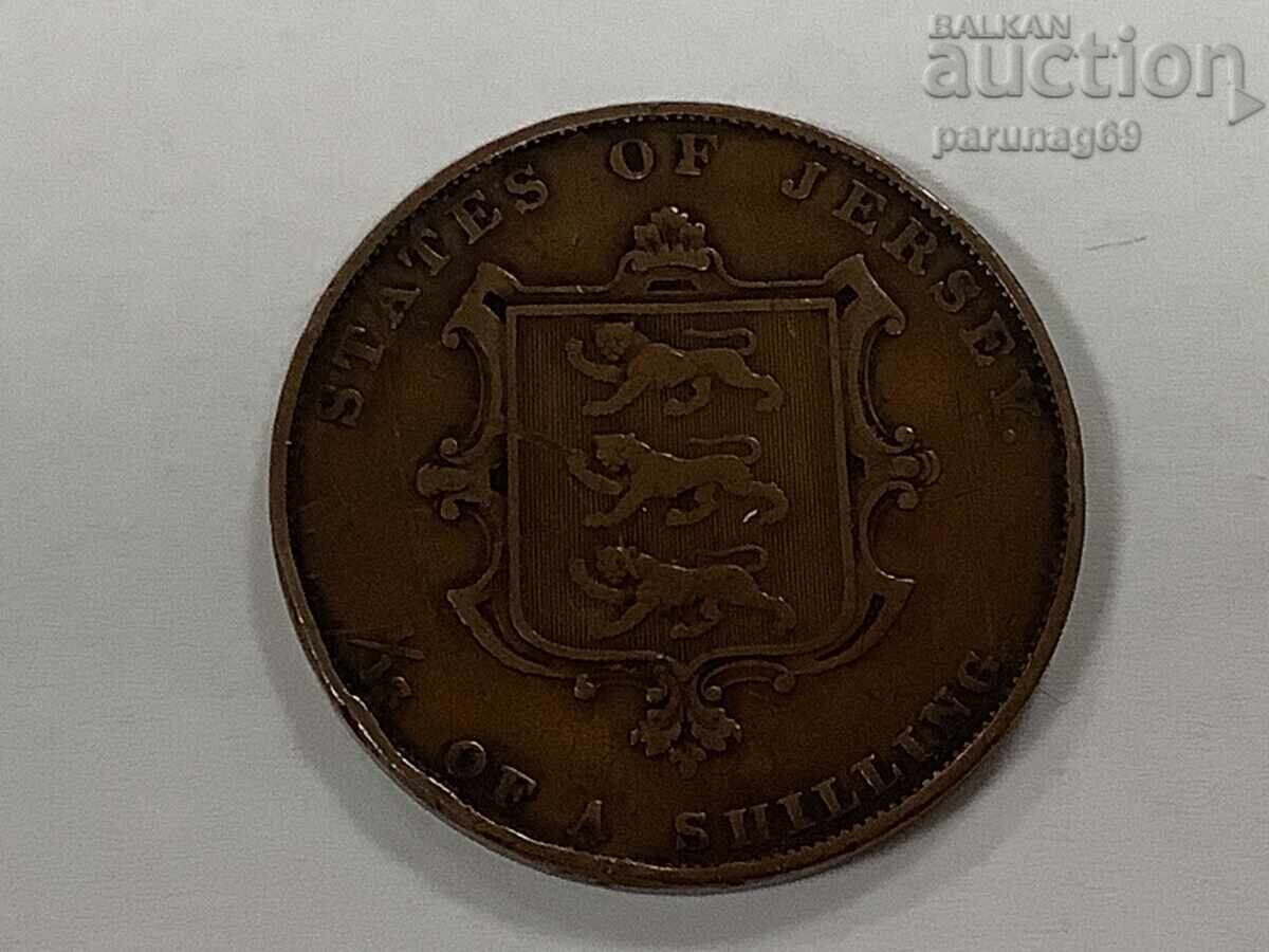 Джърси 1/13 шилинг 1858 година кралица Виктория