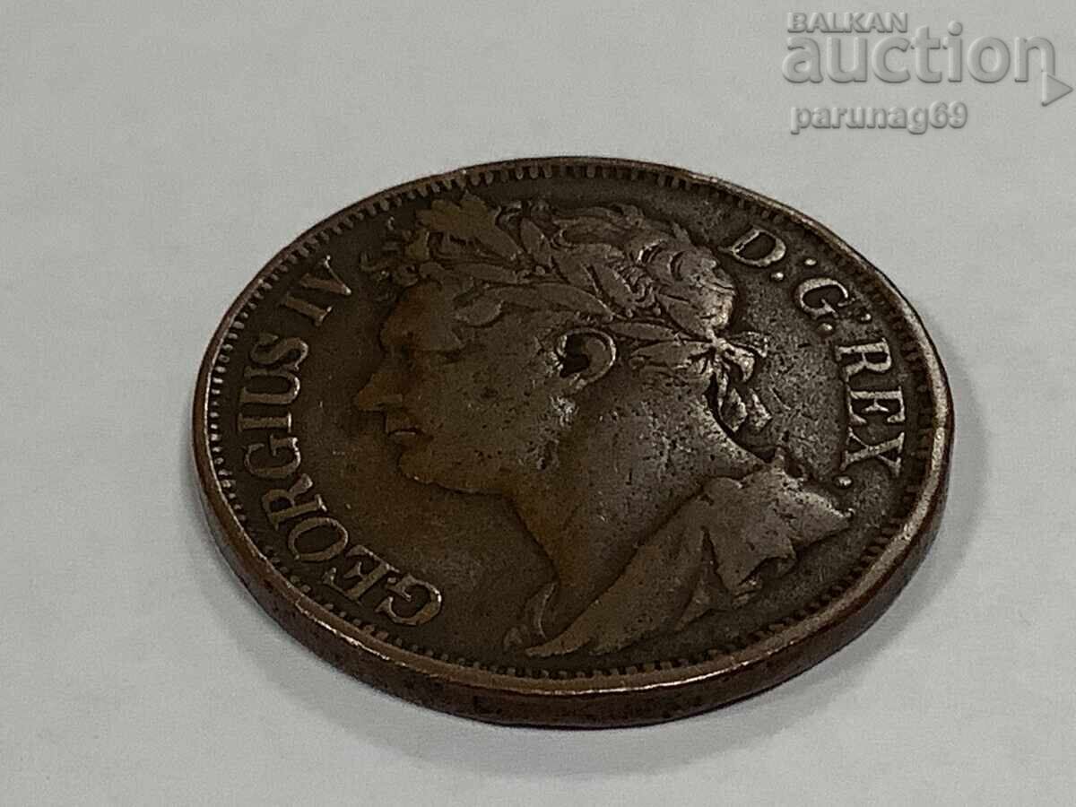 Δημοπρασία Ιρλανδία 1 πέννι 1822 έτους βασιλέως Γεωργίου IV - HIBERNIA Δημοπρασία Ιρλανδία 1 πέννι 1822 έτους βασιλέως Γεωργίου IV - HIBERNIA