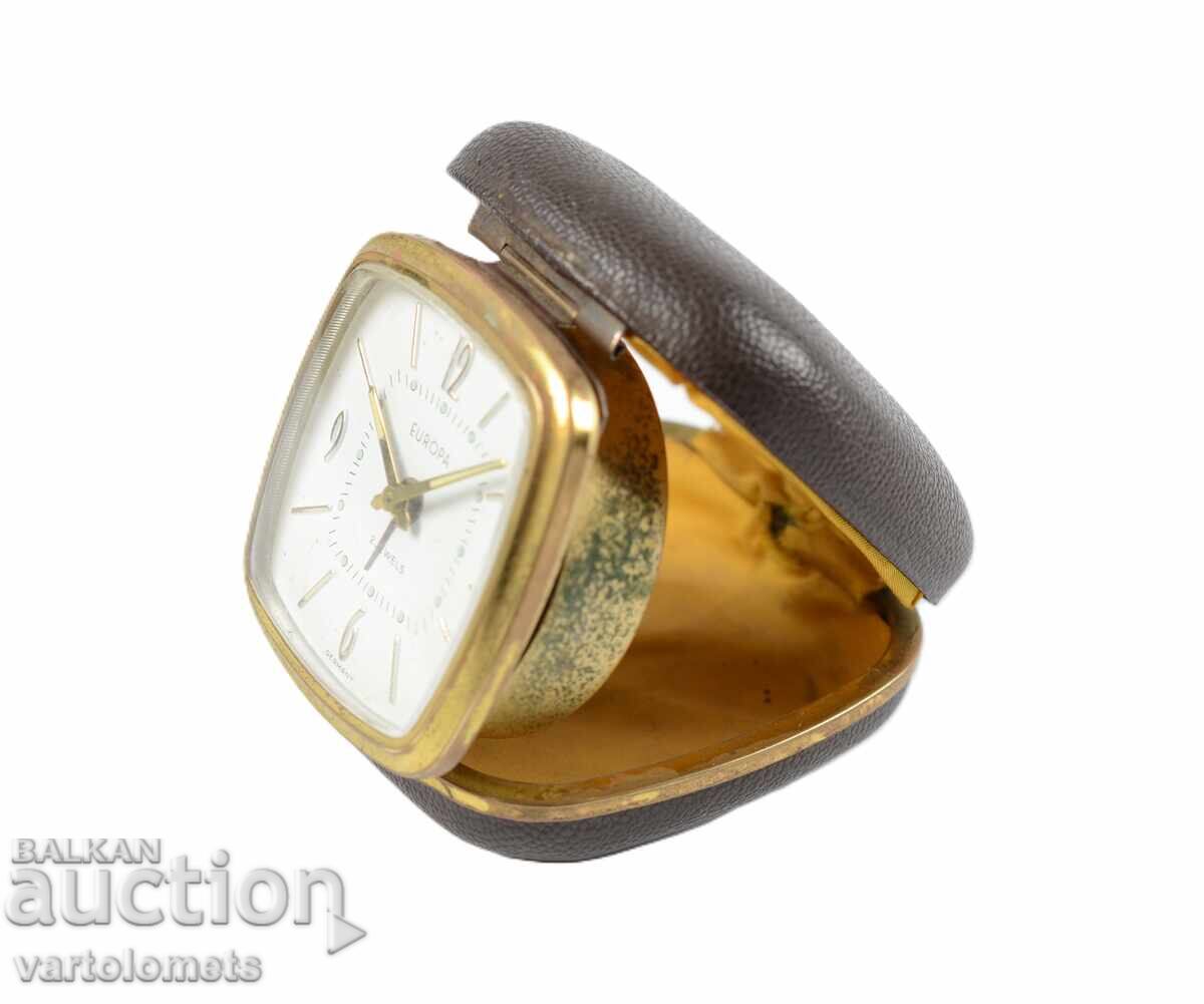 Licitație Ceas deșteptător mecanic vintage Europa Germania - funcționează