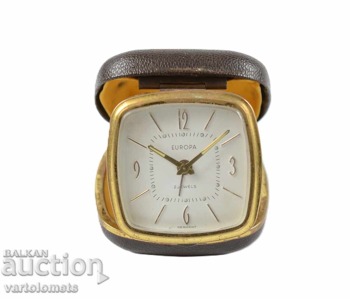 Ceas deșteptător mecanic vintage Europa Germania - funcționează