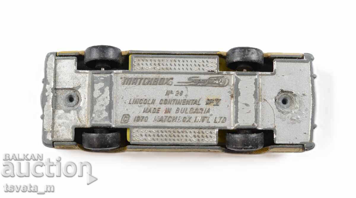 Matchbox Made in Bulgaria Lincoln Continental Superfast 1979 - 5