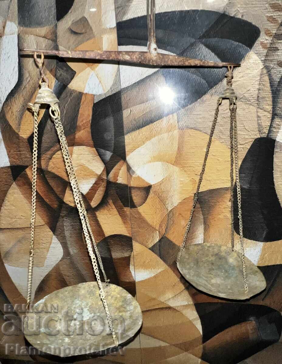 Σπάνιες χάλκινες βασιλικές ζυγαριές Σόφια για ζύγισμα ζυγού Σπάνιες χάλκινες βασιλικές ζυγαριές Σόφια για ζύγισμα ζυγού