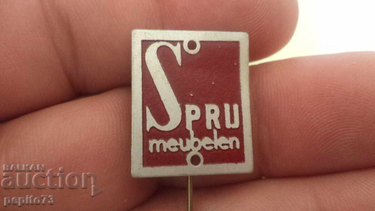 Semn de reclamă, Sprij, companie de mobilă