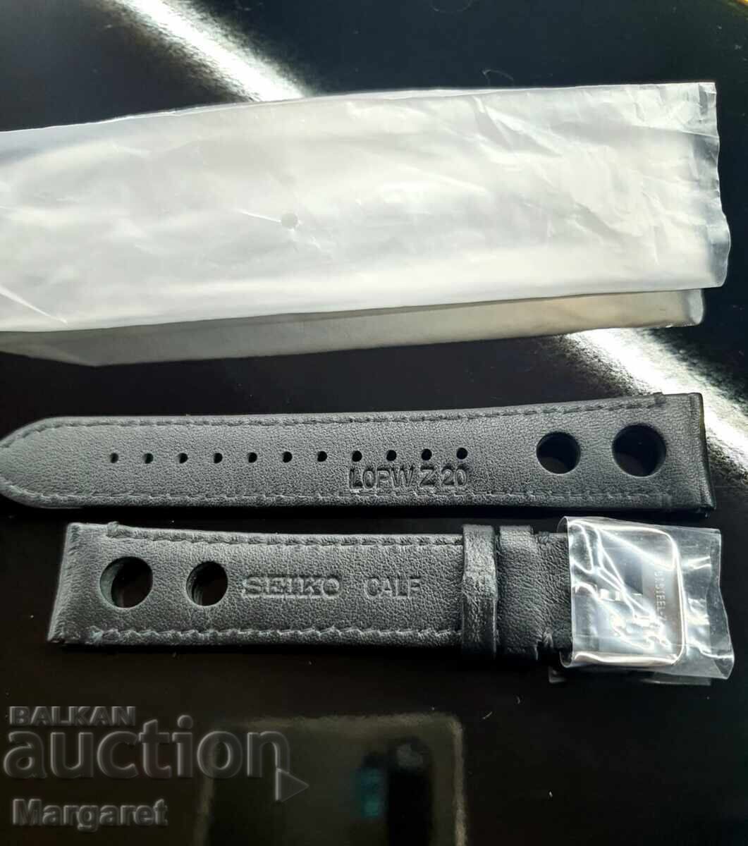 Γνήσιο δερμάτινο λουράκι Seiko (Σέικο)