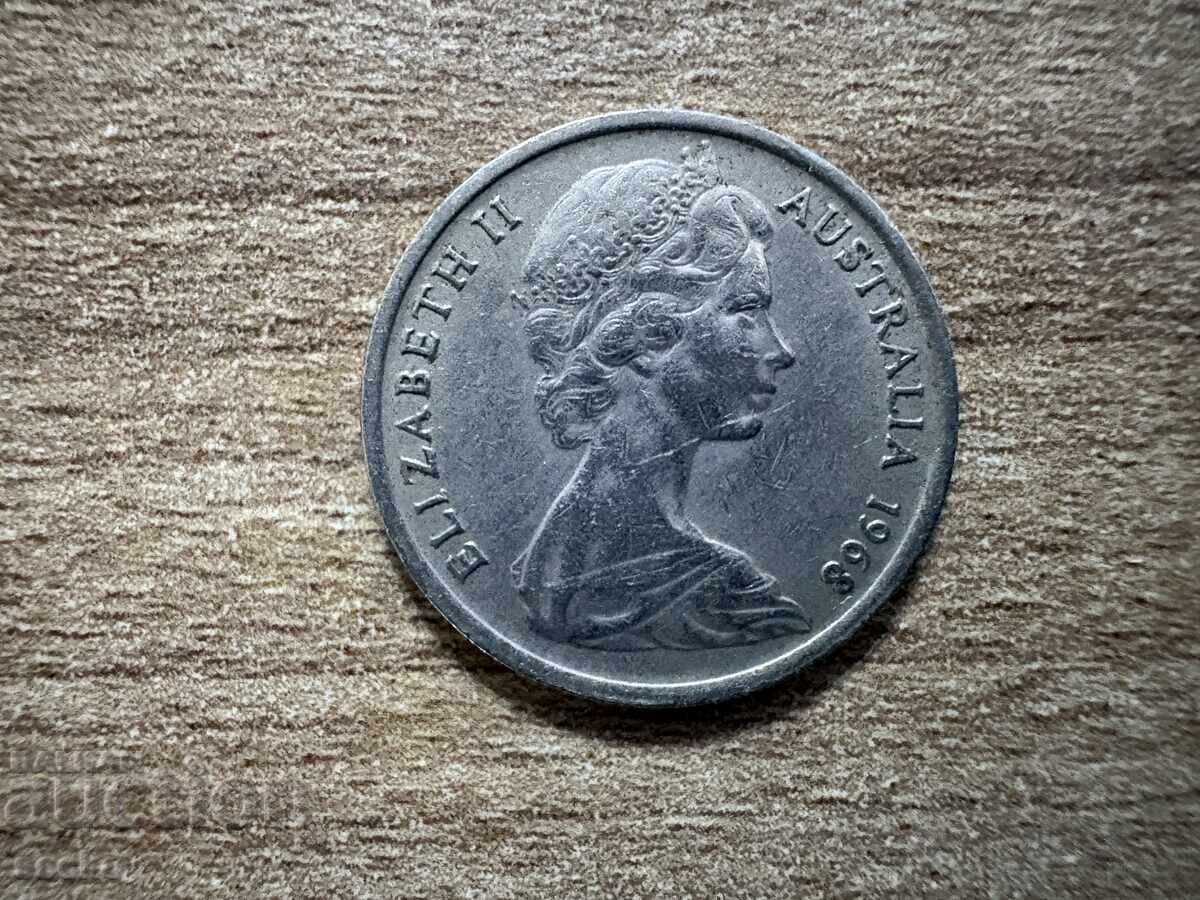 Australia - 5 cenți (1968) cu preț € 0.10 | 0.20 BGN