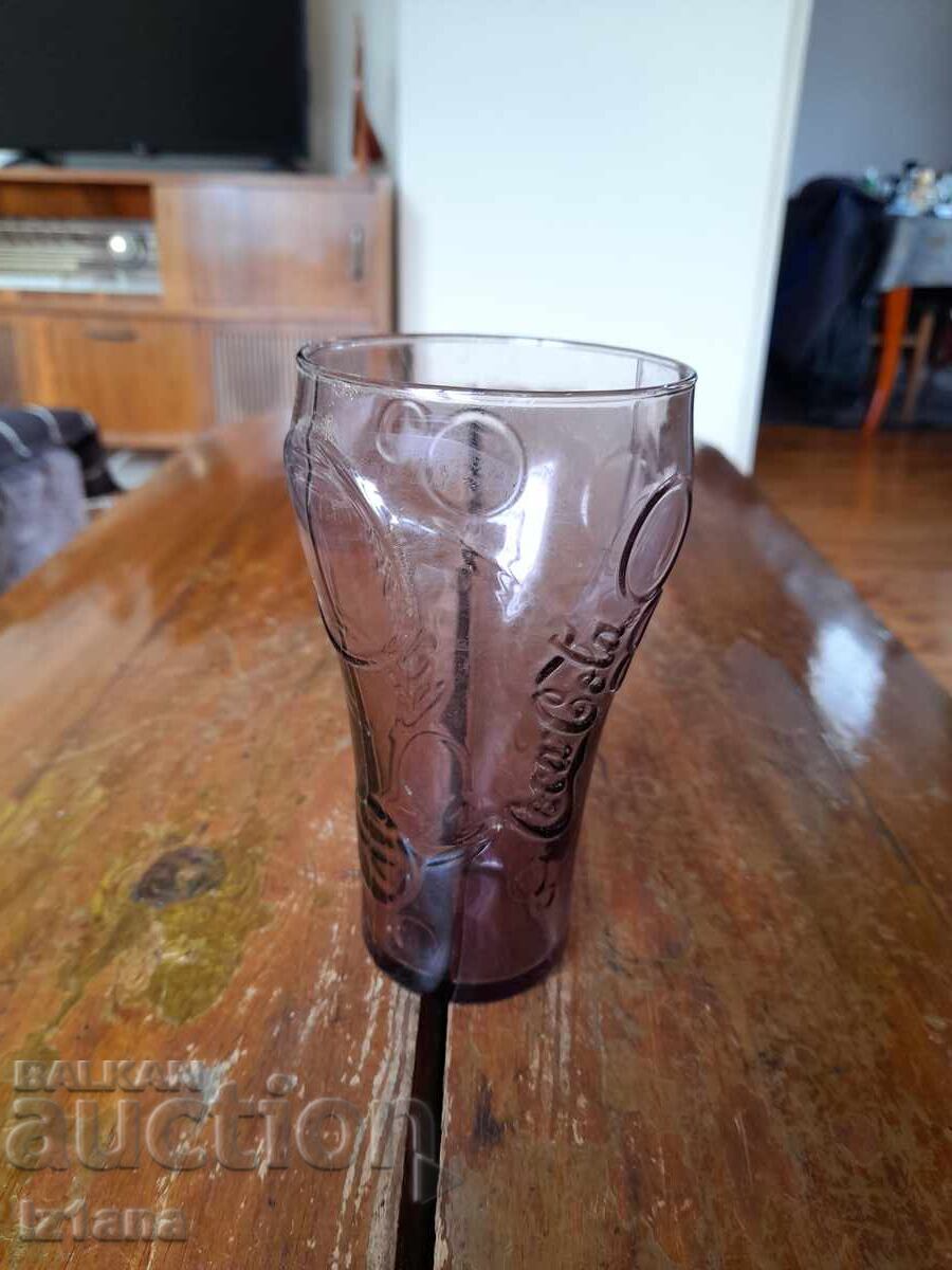 Auction  An old glass of Coca Cola, Coca Cola