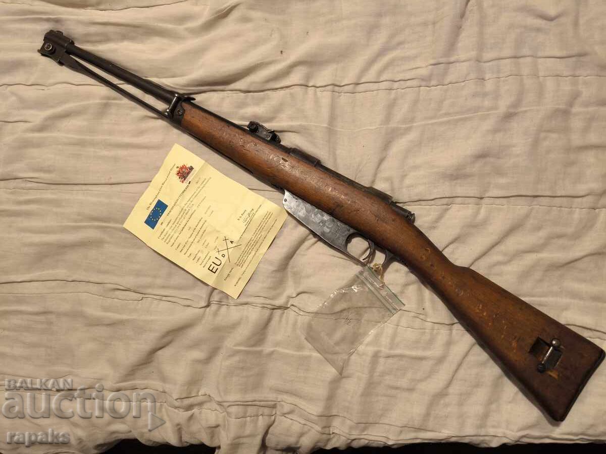 Carabină Mannlicher/Pușcă Mannlicher. Armă securizată Carcano