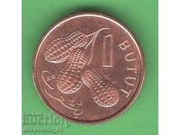 (¯`'•.¸   1 бутут 1998  ГАМБИЯ  UNC   ¸.•'´¯)