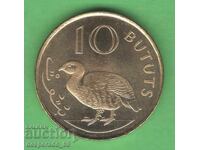 (¯`'•.¸   10 бутут 1998  ГАМБИЯ  UNC   ¸.•'´¯)