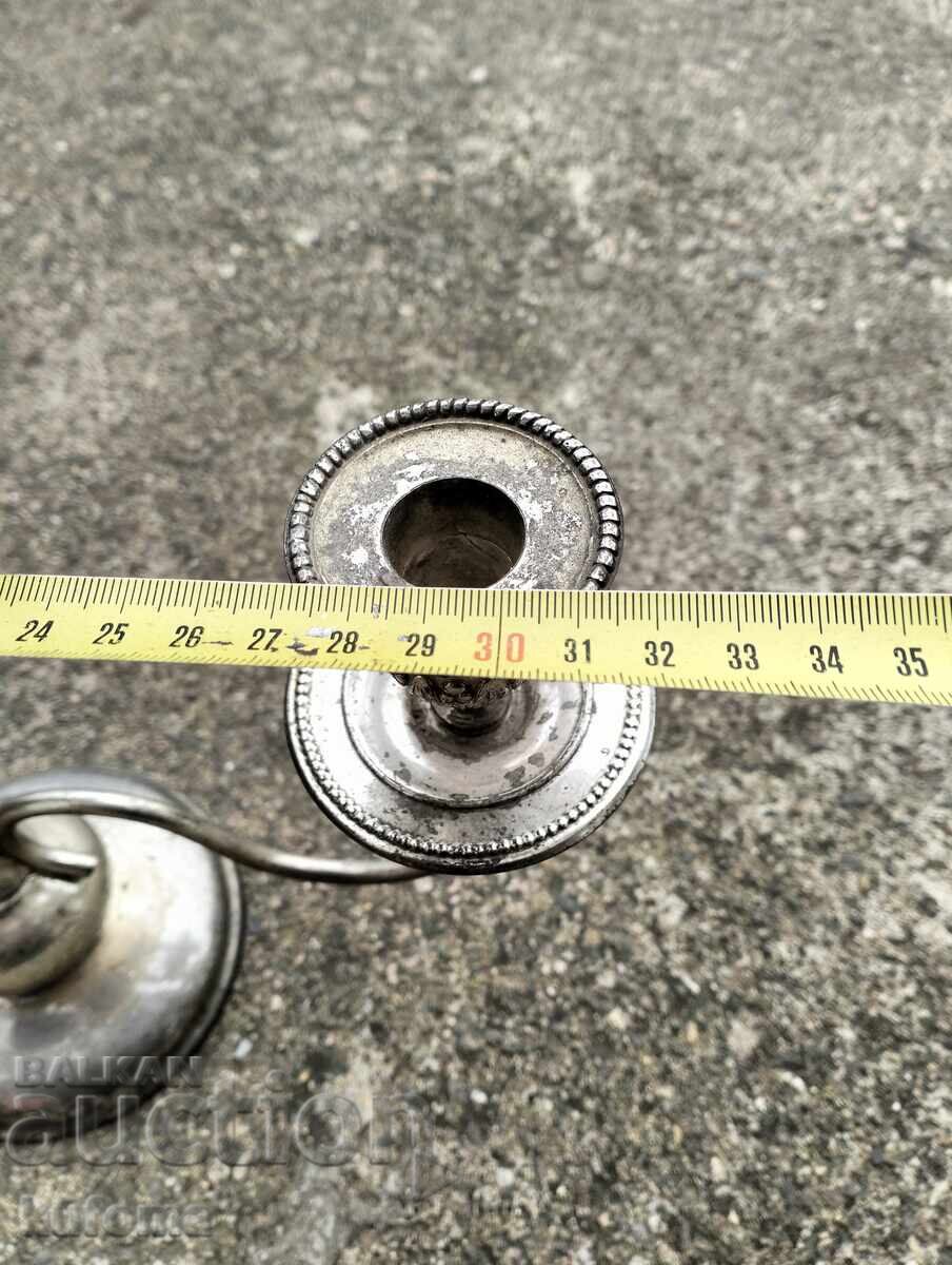 Livrarea Sfeșnic placat cu argint